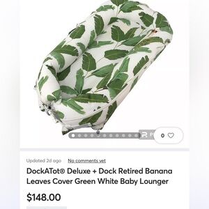 DockATot Deluxe with unique cover